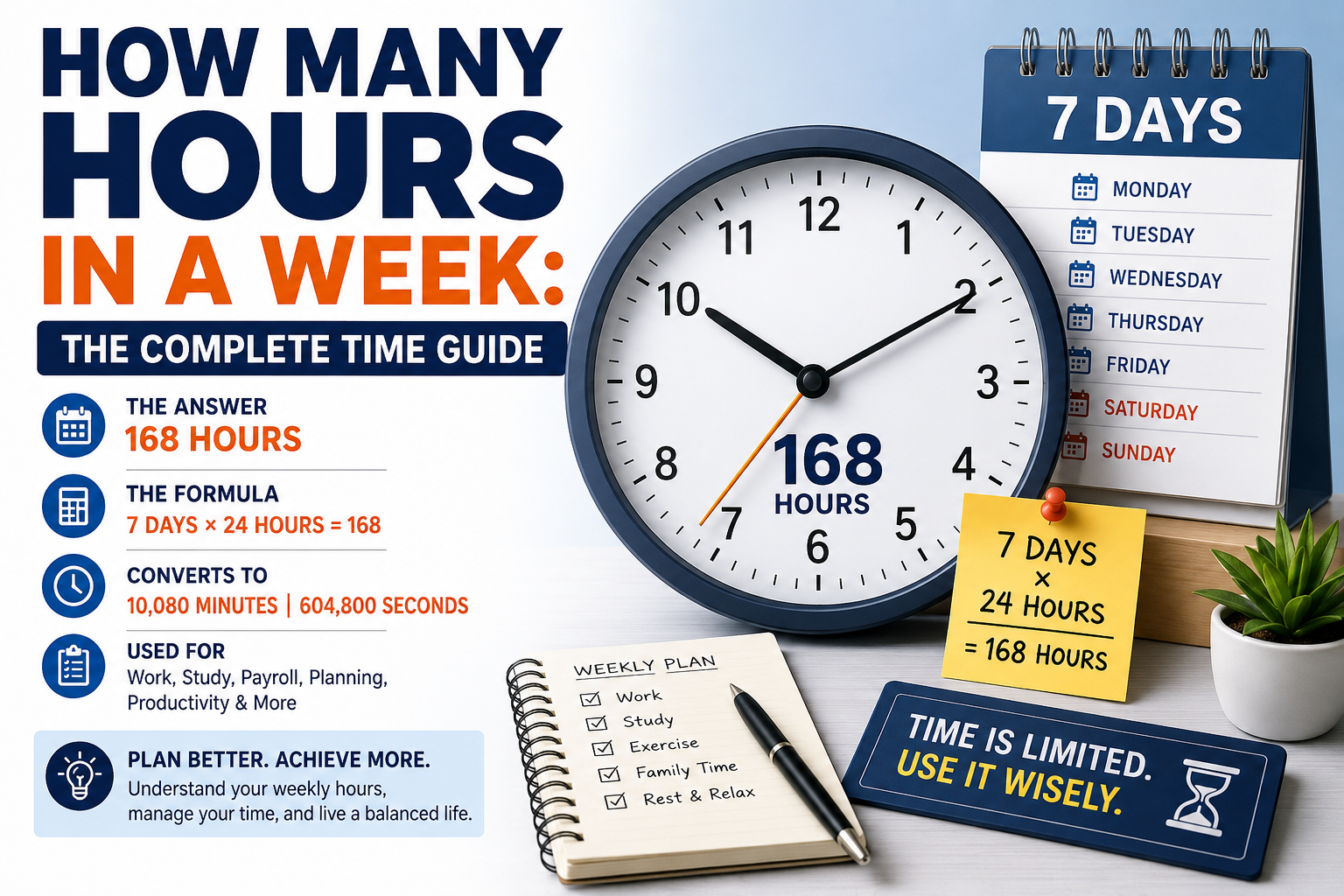 how many hours in a week