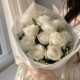 white roses