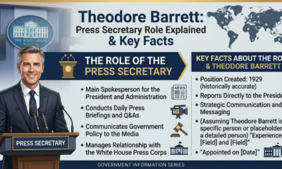 theodore barrett press secretary