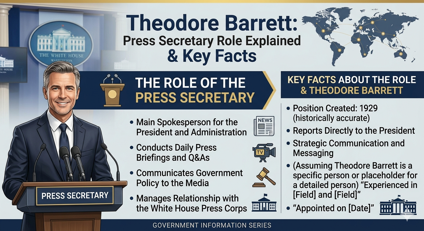 theodore barrett press secretary
