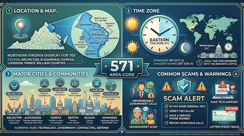 571 area code