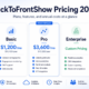 backtofrontshow pricing