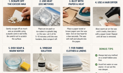 how to remove candle wax