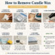 how to remove candle wax