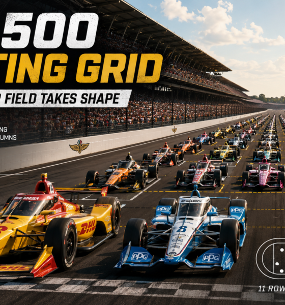 indy 500 starting grid