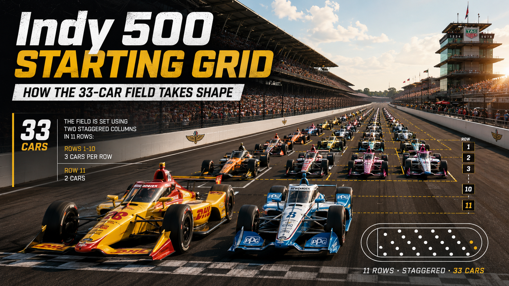 indy 500 starting grid