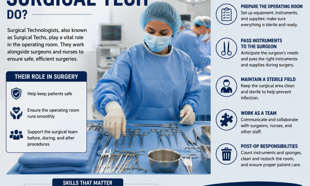 what does a surgical tech do
