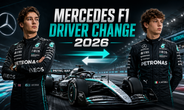 mercedes f1 driver change 2026