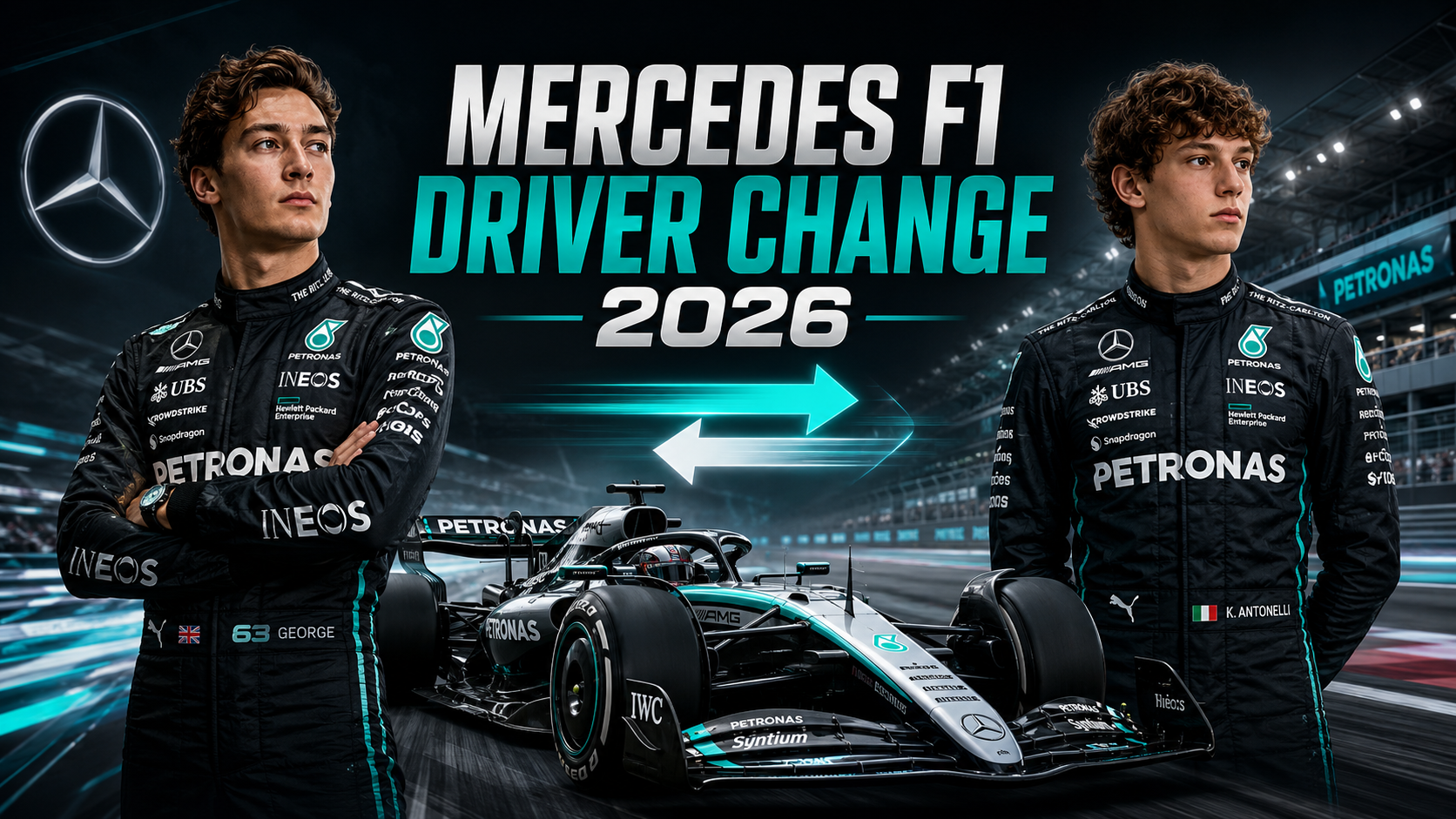 mercedes f1 driver change 2026