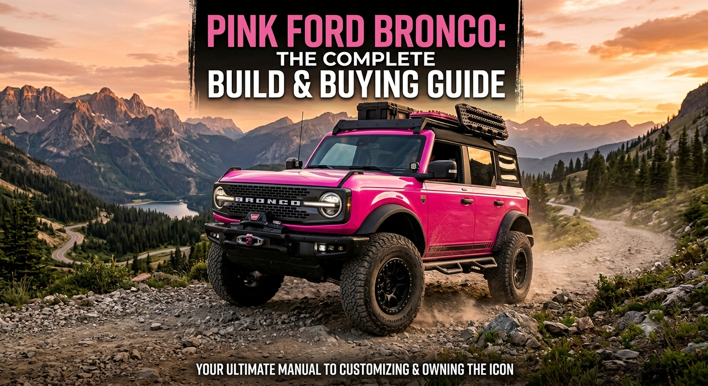 pink ford bronco