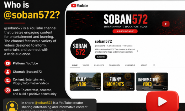 who is www.youtube.com/@soban572