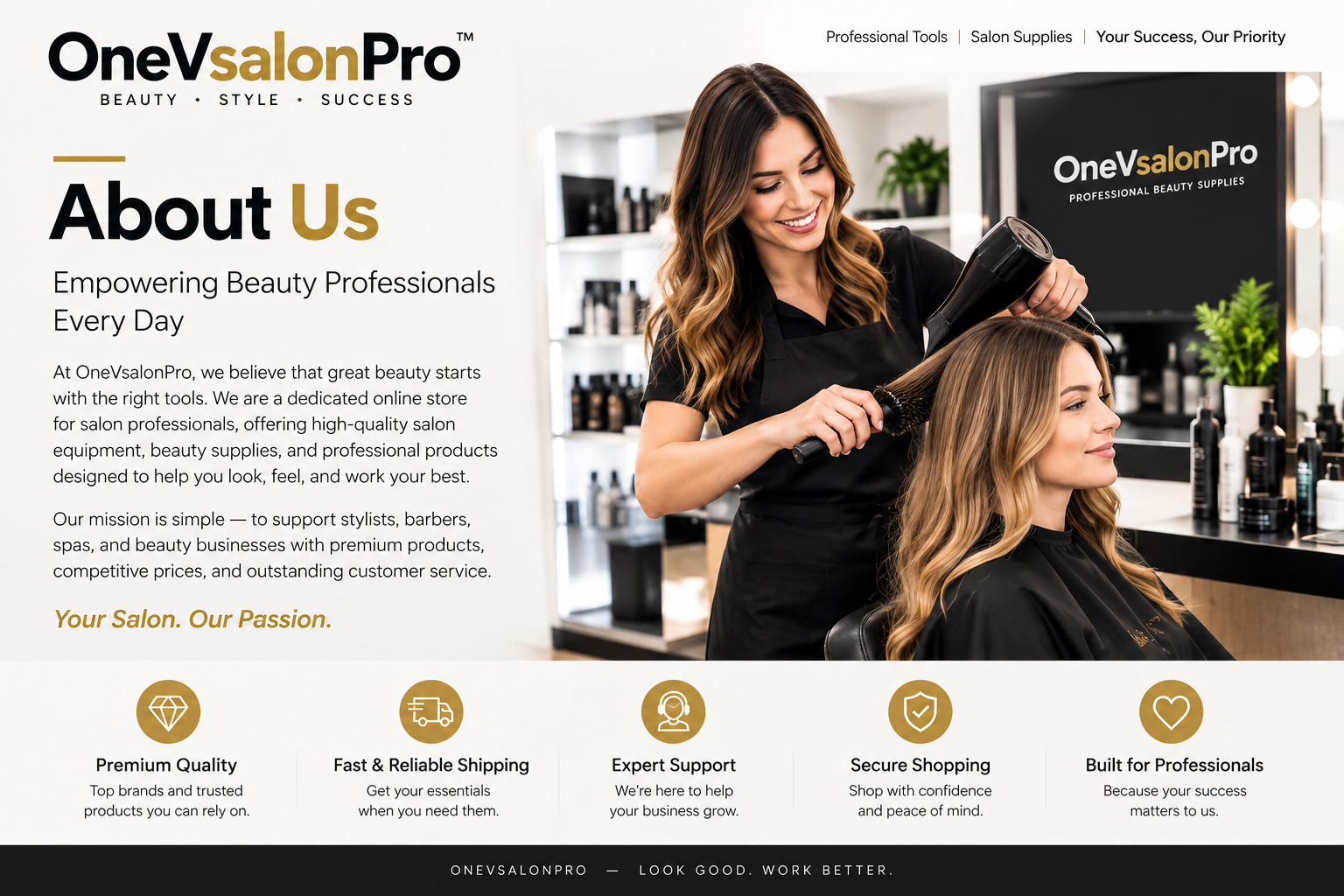 onevsalonpro com about us