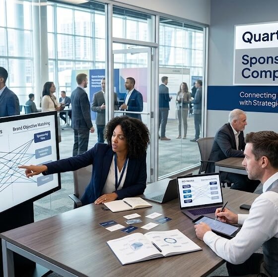 quartz events sponsor matching companies